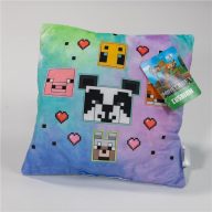   Minecraft Animals decorative pillow with removable cover 35x35 cm Velour