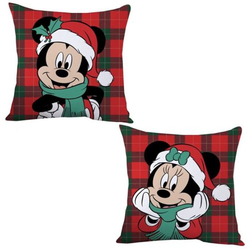 Disney Minnie, Mickey Christmas pillow, decorative cushion 35x35 cm
