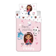  Gabby's Dollhouse Sleepy bedding cover 140x200cm, 65x65 cm