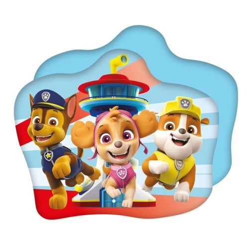 Paw Patrol Trio shaped pillow, decorative cushion 35x27 cm