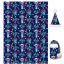 Disney Lilo and Stitch Holiday Christmas flannel blanket and hat set