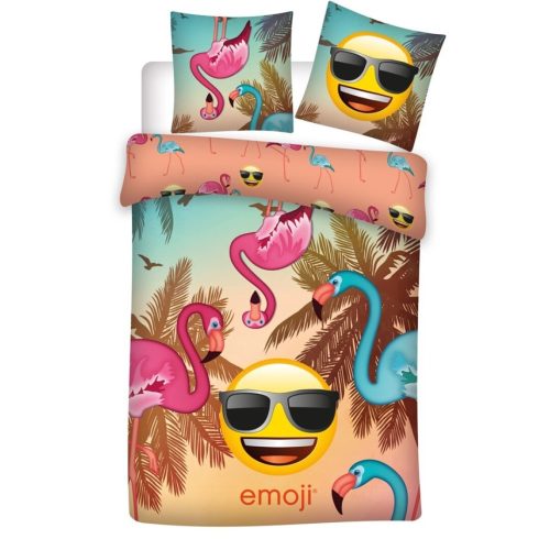 Emoji Summer Bed Linen 140×200cm, 63×63 cm microfibre