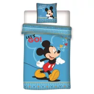   Disney Mickey  Let's Go bed linen 140x200cm, 63x63 cm microfibre