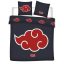 Naruto Akatsuki double, double duvet cover 240x220cm, 65x65 cm