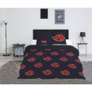 Naruto Akatsuki double, double duvet cover 240x220cm, 65x65 cm