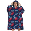 Disney Lilo and Stitch Aloha adult pull-on plush fleece blanket, poncho
