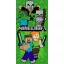 Minecraft Swordfight bath towel, beach towel 70x140cm (Fast Dry)