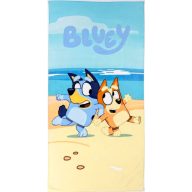   Bluey Sunny Beach bath towel, beach towel 70x140cm (Fast Dry)