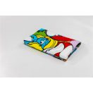 Smurfs Village Life bath towel, beach towel 70x140cm (Fast Dry)