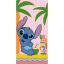 Disney Lilo and Stitch Summer Relax bath towel, beach towel 70x140cm (Fast Dry)