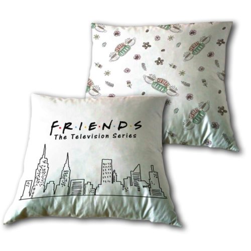 Friends pillow, decorative cushion 35x35 cm