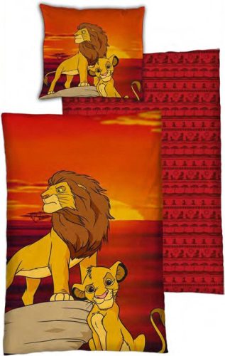 Disney The Lion King Sunset Roar Bed Linen 140×200cm, 63×63 cm microfibre