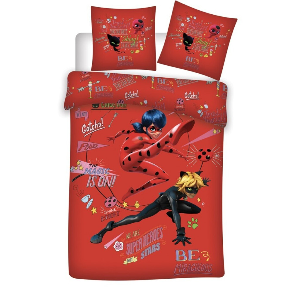 Miraculous Ladybug Bedding Cover 140 200cm 65 65 Cm Javoli Disney O miraculous-ladybug-bedding-cover-140-200cm-65-65-cm-javoli-disney-o