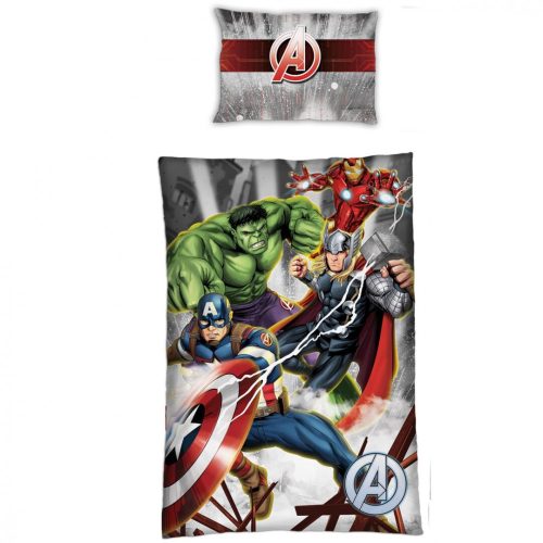 Avengers Ultimate Fight Bed Linen 140×200cm, 63×63 cm Microfibre
