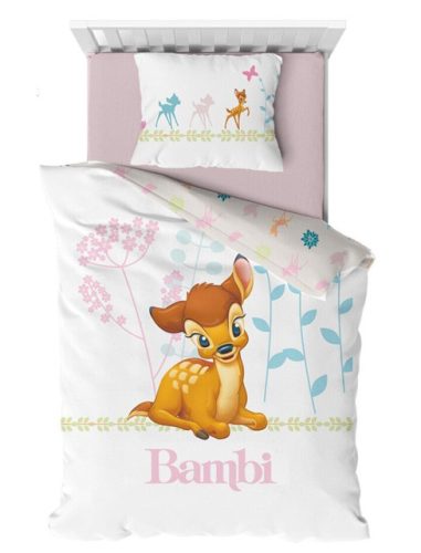 Disney Bambi Flowers Kids Bed Linen <mg-auto=3002466>100×140cm, 40×60 cm