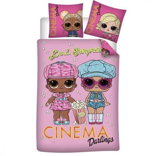 LOL Surprise Cinema Bed Linen 140×200cm, 63×63 cm Microfibre