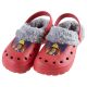 Fireman Sam kids winter slippers clog 25-28