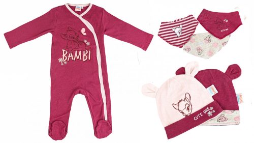 Disney Bambi baby onesie + hat and handkerchief 6 pieces set 74/80 cm