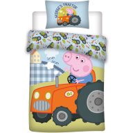   Peppa Pig George's Tractor children's bedding set 100×135cm, 40×60 cm