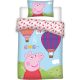 Peppa Pig Hot-air Balloon Kids Bed Linen <mg-auto=3002466>100×140cm, 40×45 cm