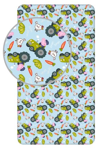 Peppa Pig Farming fitted sheet 90x200 cm