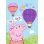 Peppa Pig Hot Air Balloon polar blanket 100x140cm