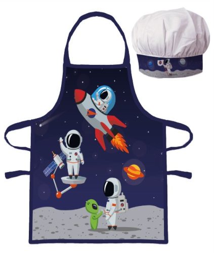 Astronaut <mg-auto=3002030>Alien kids apron set of 2 pieces