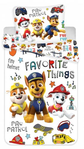 Paw Patrol Favourite Things Bed Linen 140×200cm, 70×90 cm