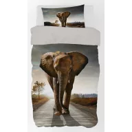 Elephant bed linen 140x200cm, 70x90 cm