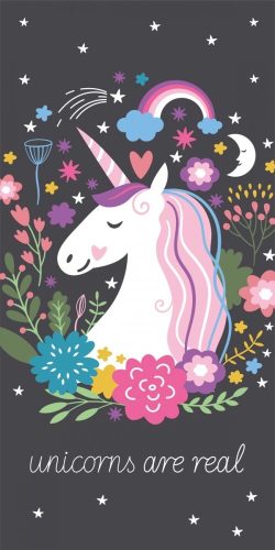 Unicorn bath towel, beach towel 70*140cm