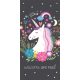 Unicorn bath towel, beach towel 70*140cm