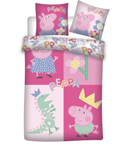 Peppa Pig Roar Kids Bed Linen <mg-auto=3002488>100×135cm, 40×60 cm