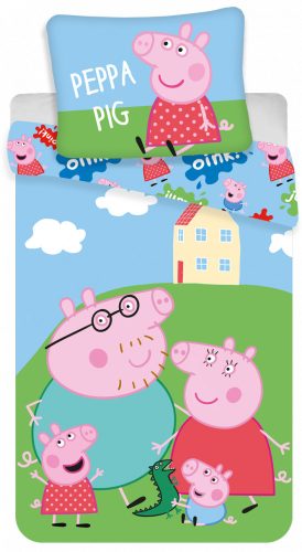 Peppa Pig House Kids Bed Linen <mg-auto=3002488>100×135cm, 40×60 cm