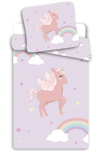 Unicorn Cloudy Pink Bed Linen 140×200cm, 70×90 cm