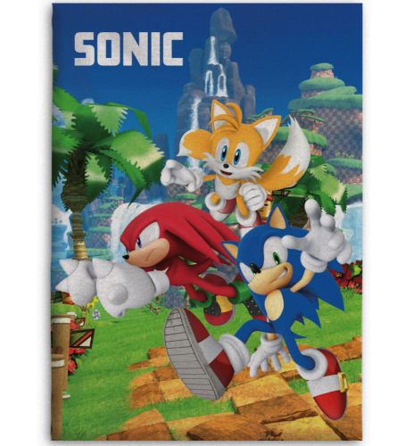 Sonic the hedgehog Speedy Dreams polar blanket 100x140cm