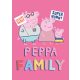 Peppa Pig Family Pink polar blanket 100x140cm