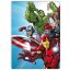 Avengers Light Blue  fleece blanket 100x140cm