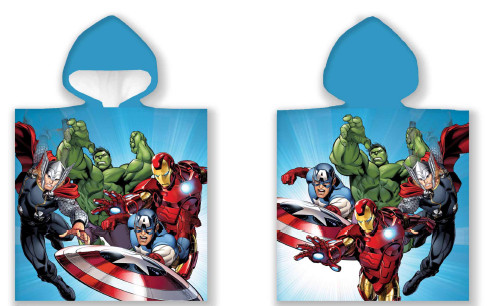 Avengers beach towel poncho 50x100cm