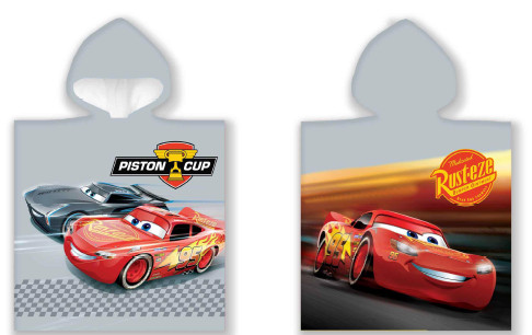 Disney Cars Cup beach towel poncho 50x100cm