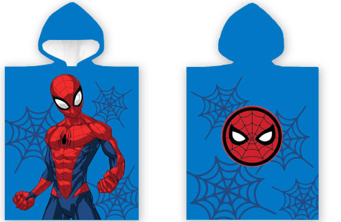 Spiderman <mg-auto=3002058>Webcraft beach towel poncho 50x100 cm