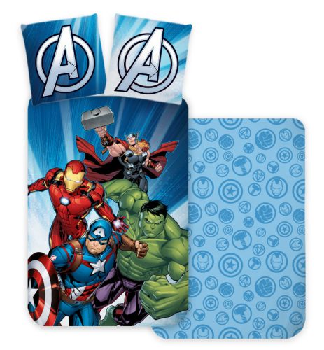 Avengers <mg-auto=3002059>Power Strike Bed Linen 140×200cm, 70×90 cm