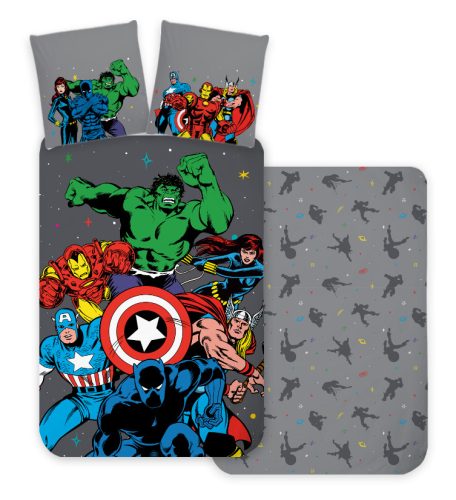 Avengers Classic Comic Style Bed Linen 140×200cm, 70×90 cm