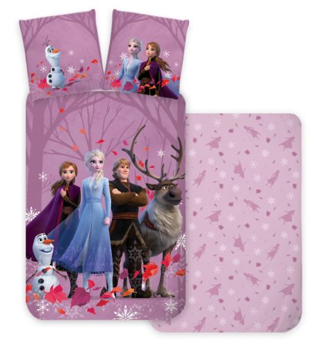 Disney Frozen <mg-auto=3002053>Purple Autumn Bed Linen 140×200cm, 70×90 cm