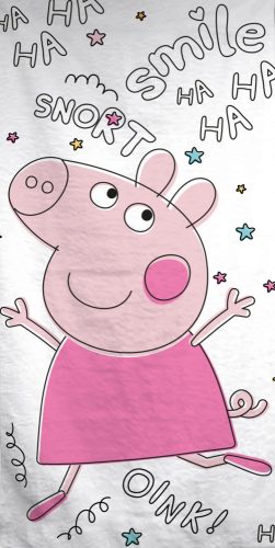 Peppa Pig Snort bath towel, beach towel 70x140cm