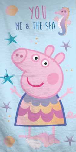 Peppa Pig & the Sea bath towel, beach towel 70x140cm