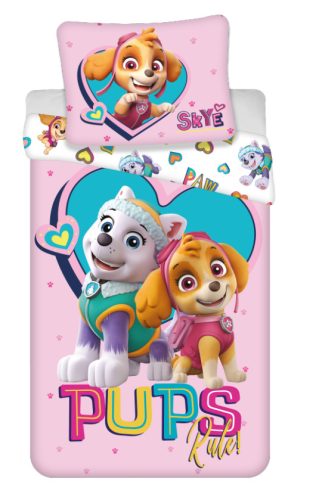 Paw Patrol Pups Rule Bed Linen 140×200cm, 70×90 cm microfibre