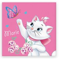   Disney Marie Butterfly cat hand towel, face towel, towel 30x30cm
