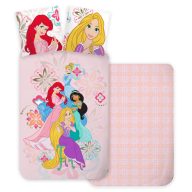   Disney Princess Bloom children's bedding set 100×135 cm, 40×60 cm