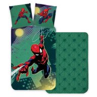   Spiderman Emerald children's bedding set 100×135 cm, 40×60 cm
