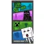 Minecraft Adventure Time bath towel, beach towel 70x140cm